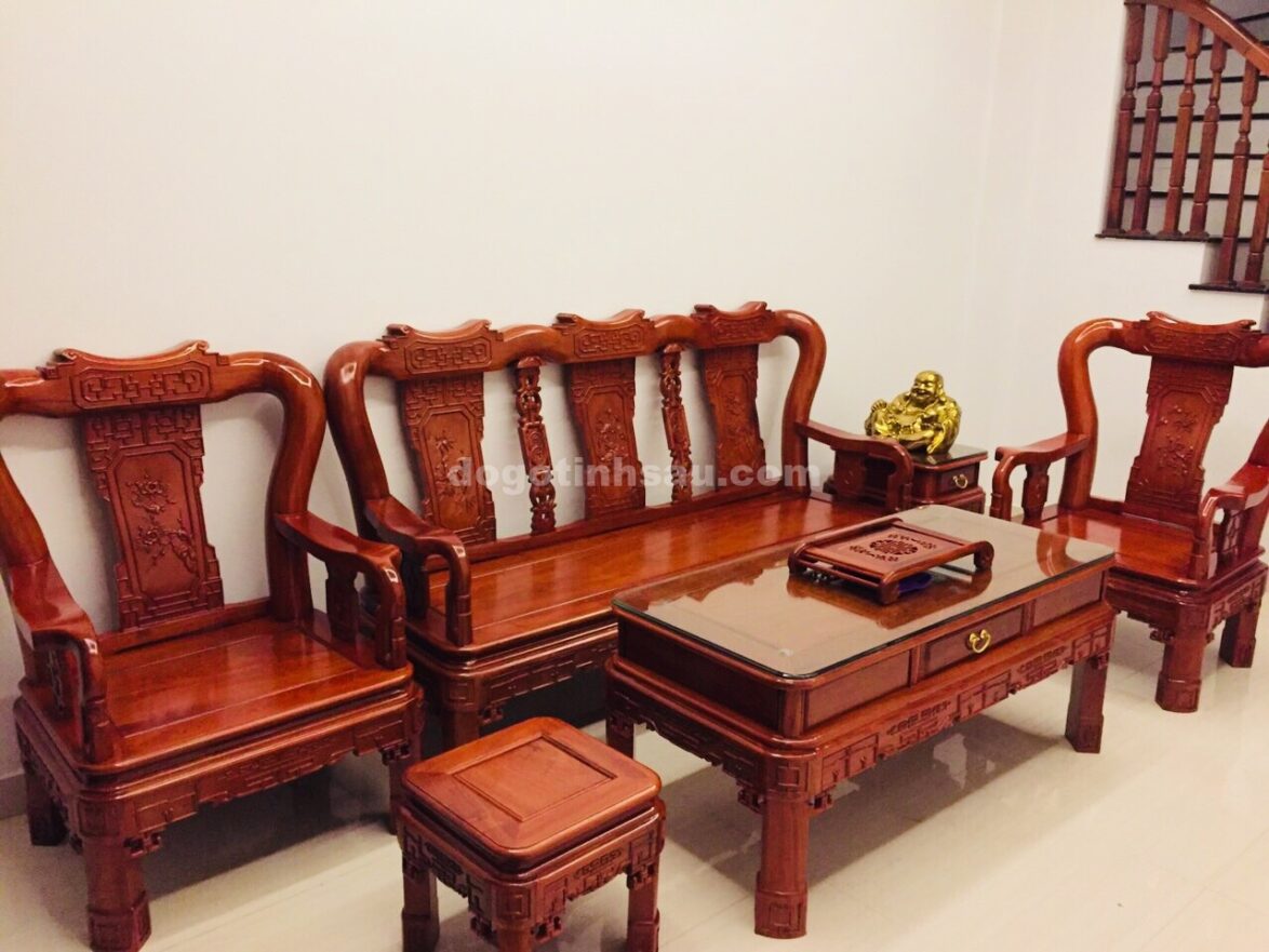 0dfa8d761533ed6db422 1174x881 - Bộ bàn ghế Minh Quốc triện tay 10 gỗ hương đá