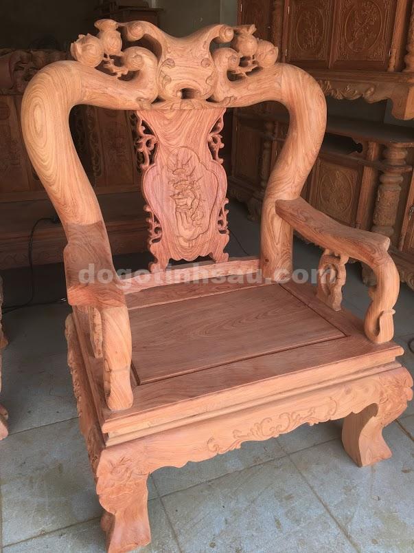 IMG 3342 - Bộ bàn ghế gỗ hương đá tay 12 mẫu Minh Quốc