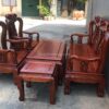 Bộ bàn ghế Minh Quốc đào gỗ gụ lào