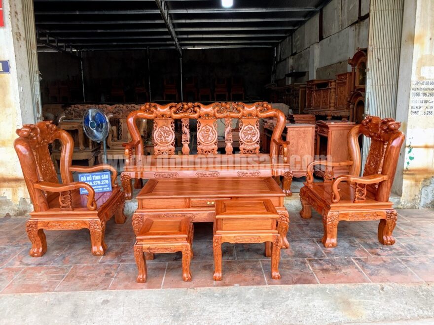 bo ban ghe go huong da nam phi tay 12 880x660 - Bộ bàn ghế Minh Quốc đào gỗ hương đá tay 12 (hàng đặt)